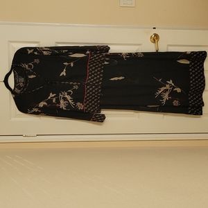 Vintage Carole Little Long Sleeveless Dress with matching Jacket size 6